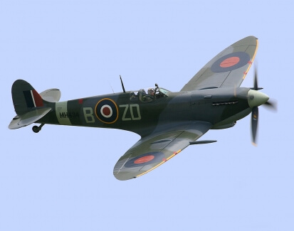 Spitfire in action