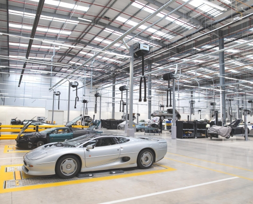 Inside the new Jaguar Classic facility