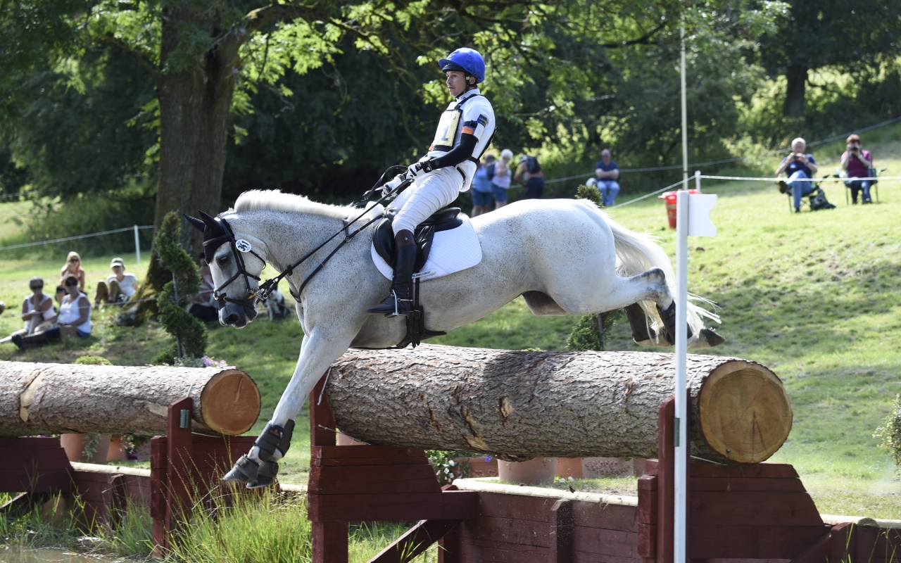 Francis Whittington GBR riding Easy Target