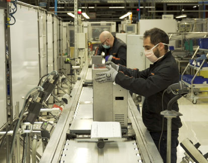 Vebtilators on the SEAT production line