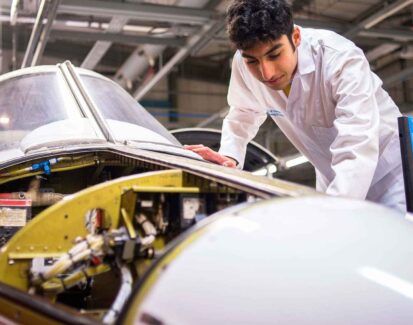 A young engineer at Kingston University